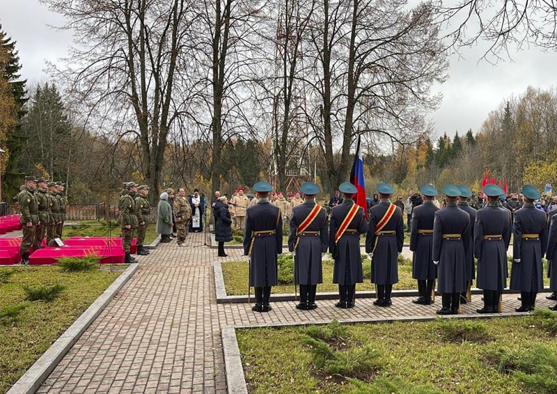 В Подмосковье прошла церемония перезахоронения 174 бойцов, павших в Великой Отечественной войне